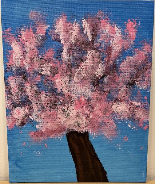 Cherry Blossom Painting
