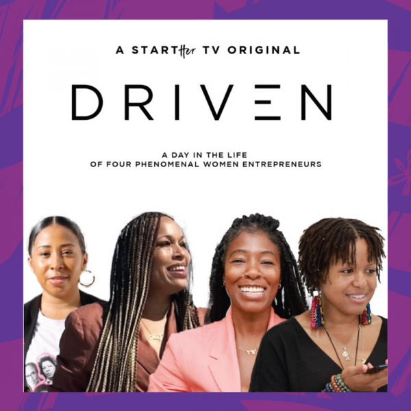Four women under the title DRIVEN