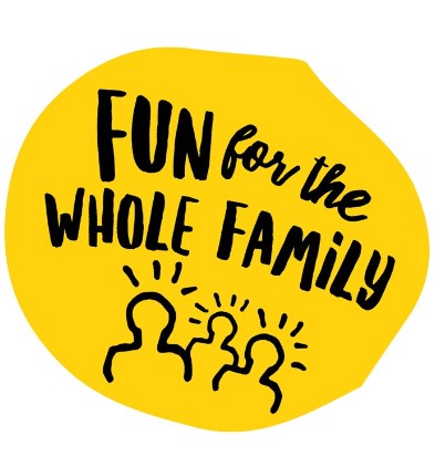 Fun for the whole family stamp