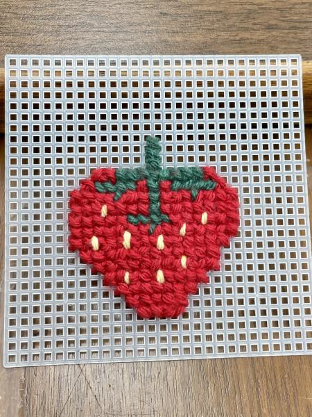 Image for event: Teen Culture Club at the American Indian Resource Center: Strawberry Cross Stitch