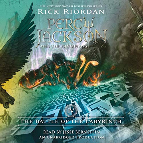 Image of the book cover for Percy Jackson and the Olympians: The Battle of the Labyrinth.