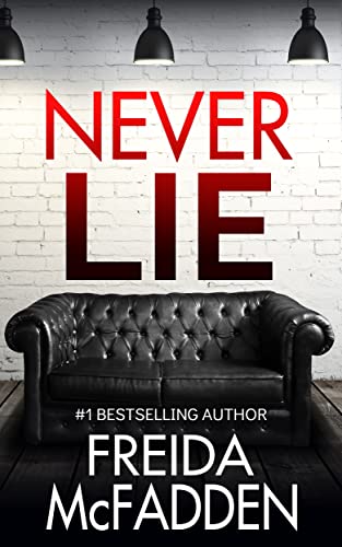 Never Lie by Freida McFadden book cover 
