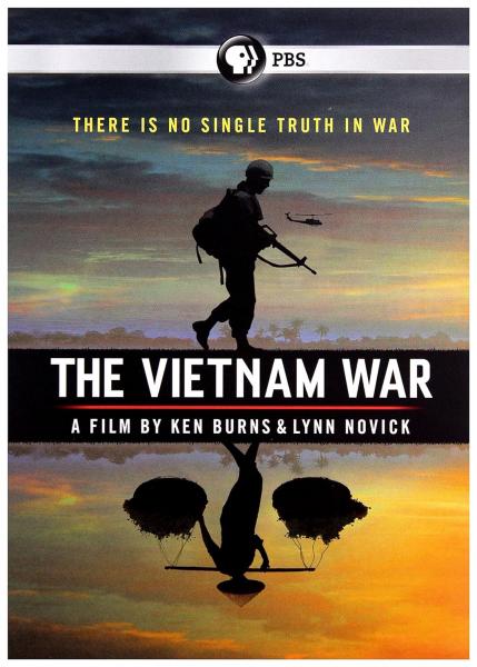 Picture of the DVD cover for the documentary the Vietnam War by Ken Burns and Lynn Novick
